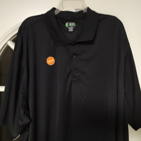 New Izod Golf Black Cool FX Wicking Sun Control Polo Size Men's 4XL - Picture 2 of 2